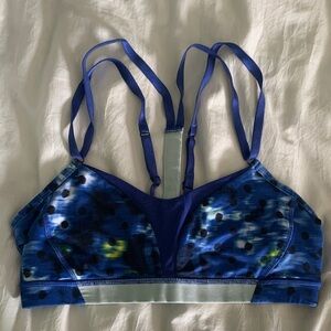 Lululemon Blue Strappy Sports Bra